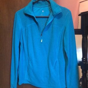 Teal Long Sleeve Quarter Zip